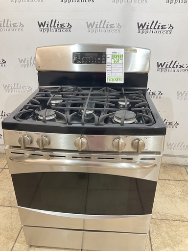 [104440] Ge Used Gas Propane Stove 30inches (Stainless Steel) 