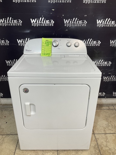 [104442] Whirlpool Used Electric Dryer 220volts (30 AMP) 29inches {3 prong} (White) 
