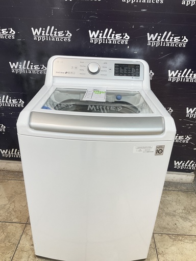 [104480] Lg Used Washer Top-load 27inches (White) 