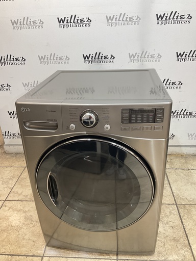 [104481] Lg Used Electric Dryer 220volts (30 AMP) 27inches {4 prong} (Grey) 