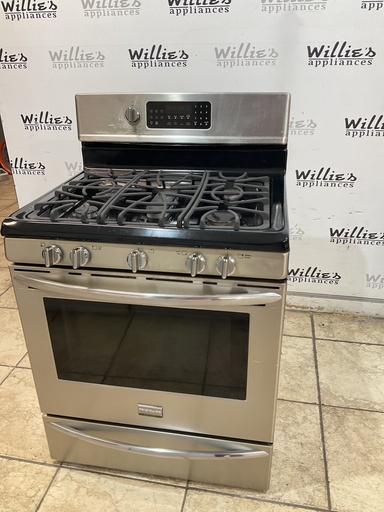 [104496] Frigidaire Used Natural Gas Stove 30inches (Stainless Steel) 