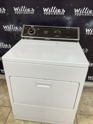 [104508] Whirlpool Used Electric Dryer 220volts (30 AMP) 29inches {3 prong}  (White) 