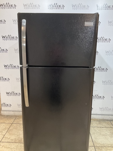 [104525] Frigidaire Used Refrigerator Top and Bottom 30 1/2” x 66” (Black) 