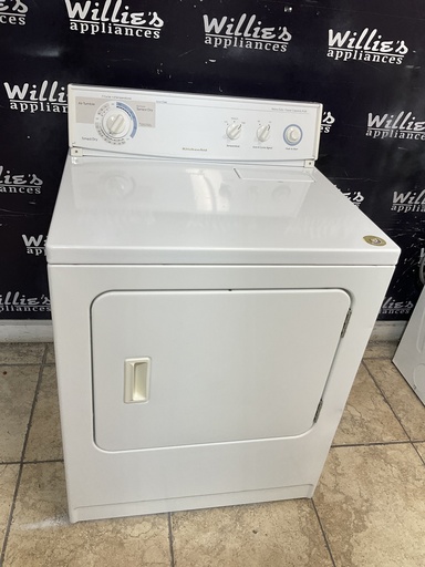[104537] KitchenAid Used Electric Dryer 29inches {3 prong} (White) 