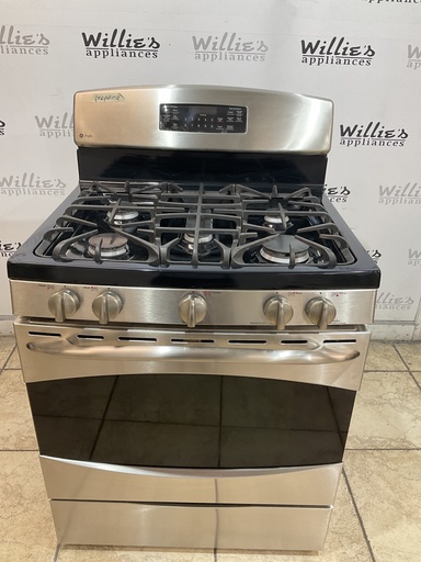[104560] Ge Used Propane Stove 30inches (stainless steel) 