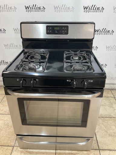 [104553] Frigidaire Used Natural Gas Stove 30inches (Stainless Steel) 