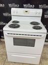 Frigidaire Used Electric Stove 220volts (40/50 AMP) 30inches {no cord} (White) 
