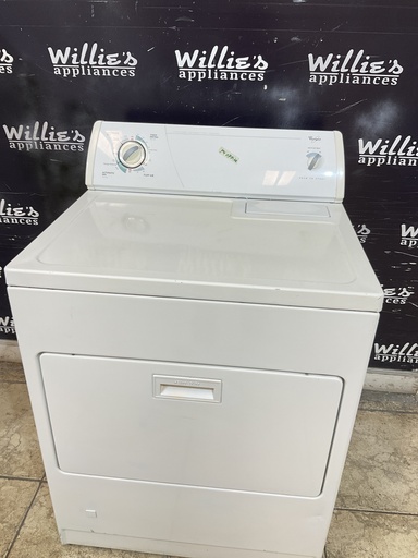 [104568] Whirlpool Used Gas Propane Dryer 29inches (White) 