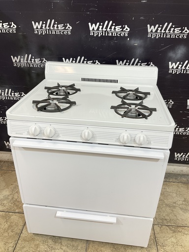 [104588] Premier Used Natural Gas Stove 30inches (White) 