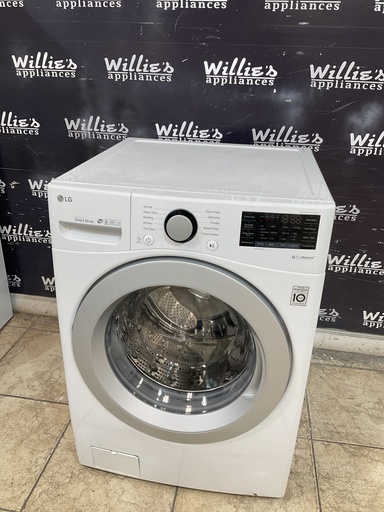 [104595] Lg Used Washer Front-load 27inches (White) 