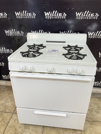 [104605] Premier Used Natural Gas Stove 30inches (Whitej 