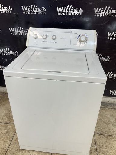 [104618] Whirlpool Used Washer Top-load 27inches (White) 