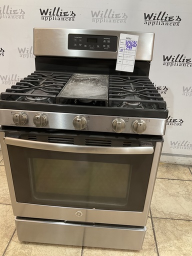 [104626] Ge Used Natural Gas Stove 30inches (Stainless Steel) 