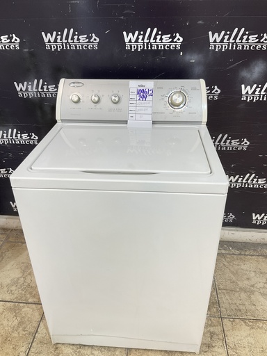 [104615] Whirlpool Used Washer Top-load 27inches (White) 