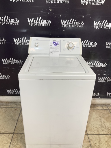 [104616] Whirlpool Used Washer Top-load 24inches (White) 