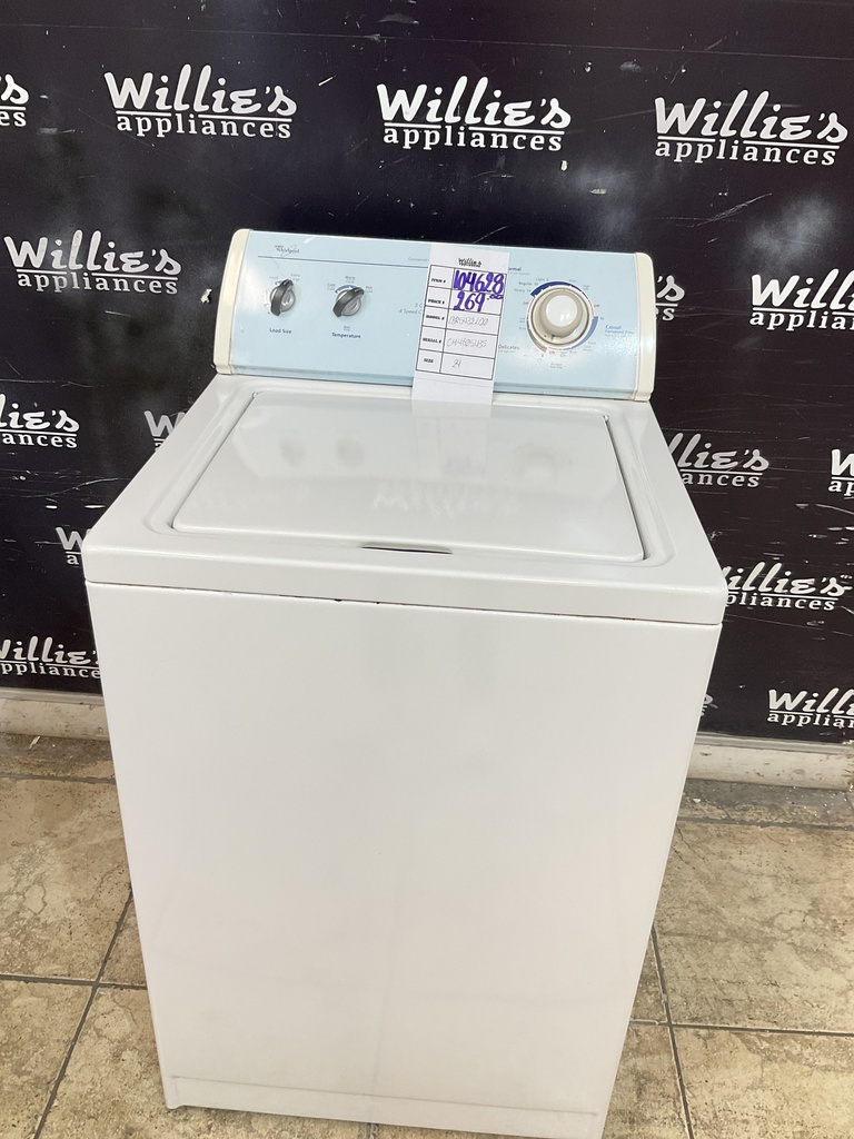 Whirlpool Used Washer Top-load 24inches (white) 