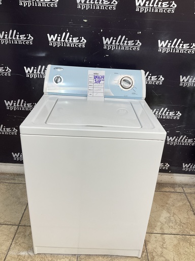 [104634] Whirlpool Used Washer Top-load 27inches (White) 