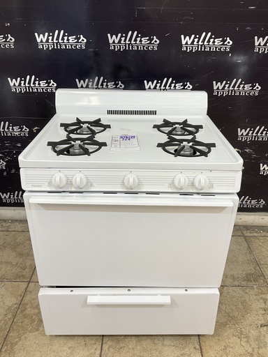 [104648] Premier Used Natural Gas Stove 30inches (White) 