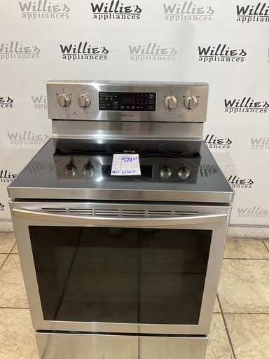 [104650] Samsung Used Electric Stove 220volts (40/50 AMP) 30inches {no cord} (Stainless Steel) 