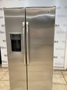 Ge Used Refrigerator Side by Side 36 1/2” x 69 1/2” (Stainless Steel) 