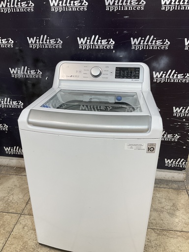 [104673] Ge Used Washer Top-load 27inches (White) 