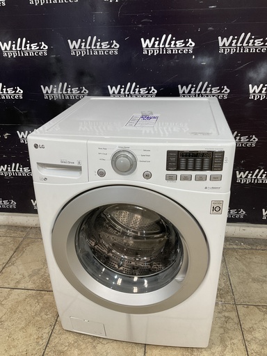[104686] Lg Used Washer Front-load 27inches (White) 
