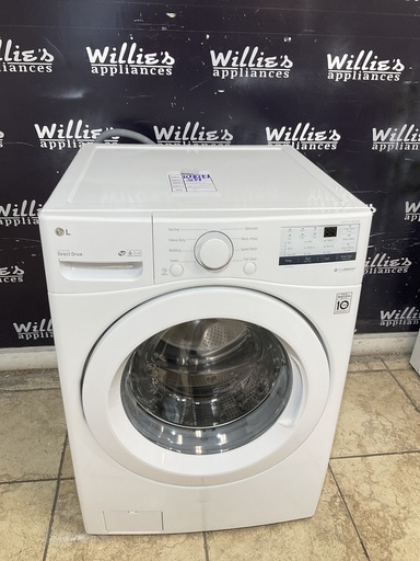 [104694] Lg Used Washer Front-load 27inches (white) 