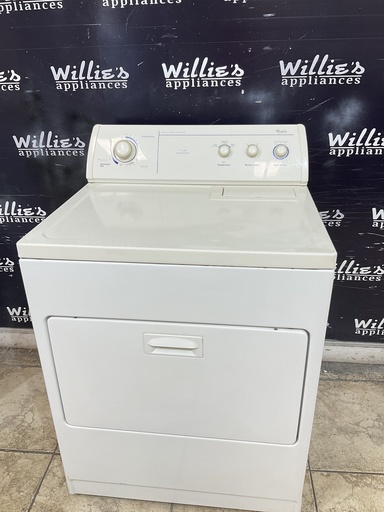 [104689] Whirlpool Used Electric Dryer 220volts (30 AMP) 29inches {3 prong} (Bisque/White) 