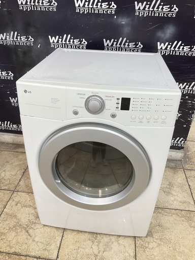 [104706] Lg Used Electric Dryer 220volts (30 AMP) 27inches {3 prong} (White) 