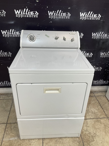 [104737] Whirlpool Used Natural Gas Dryer 29inches (White) 