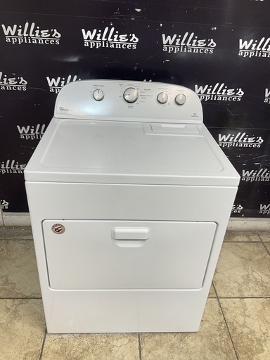 [104733] Whirlpool Used Electric Dryer 220volts (30 AMP) 29inches {4 prong} (White) 