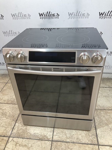 [104730] Samsung Used Electric Stove 220volts (40/50 AMP) 30inches {3 prong} (Stainless steel) 