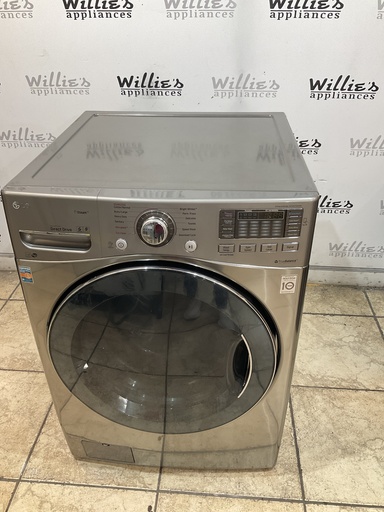 [104742] Lg Used Washer Front-load 27inches (Grey)