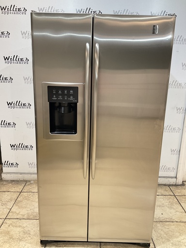 [104754] Frigidaire Used Refrigerator Side by Side Counter Depth 36x69 (Stainless Steel) 