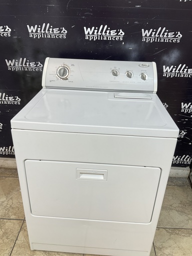 [104764] Whirlpool Used Electric Dryer 220volts (30 AMP) 29inches {3 prong} (White) 