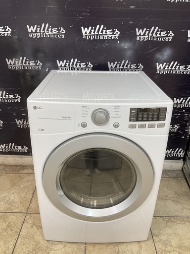 [104776] Lg Used Electric Dryer 220volts (30 AMP) 27inches {4 prong} (White) 