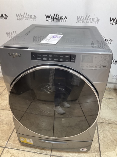 [104771] Whirlpool Used Washer Front-load 27inches (Grey) 