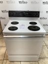 Ge Used Electric Stove 220volts (40/50 AMP) 30inches {no cord} (white/Black) 