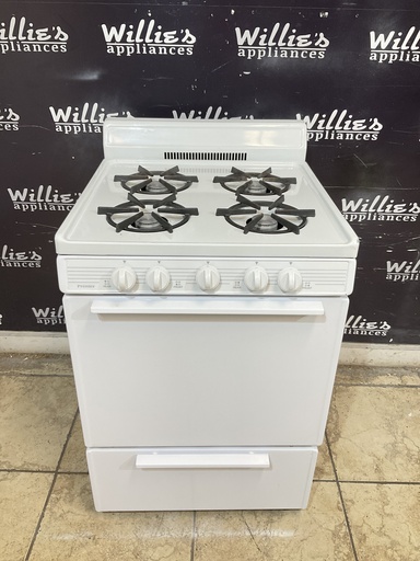 [104817] Premier Used Natural Gas Stove 24inches (White) 