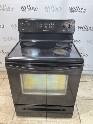 [104820] Frigidaire Used Electric Stove 220volts (40/50 AMP) 30inches {3 prong} (black) 