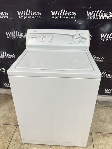 [104825] Kenmore Used Washer Top-load 27inches (White) 