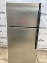 Ge Used Refrigerator Top and Bottom 28x64 1/2” (Stainless Steel) 