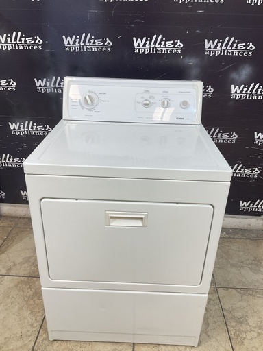 [104852] Kenmore Used Electric Dryer 220volts (30 AMP) 29inches {3 prong} (White) 