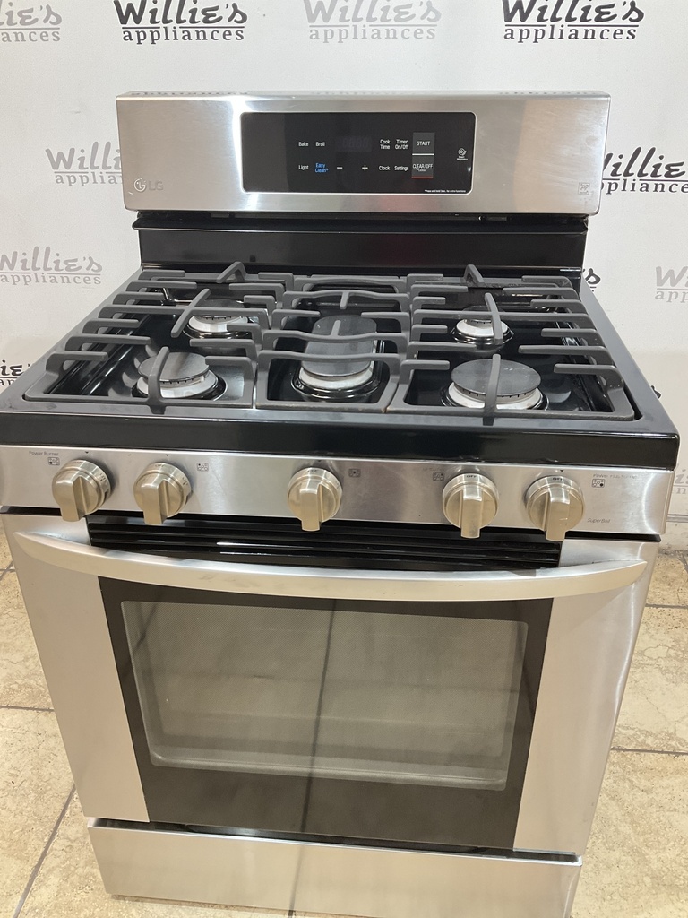 Lg Used Natural Gas Stove 30inches (stainless steel) 