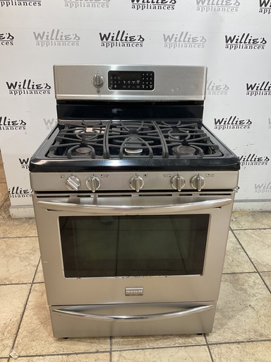 [104923] Frigidaire Used Natural Gas Stove 30inches (Stainless Steel) 