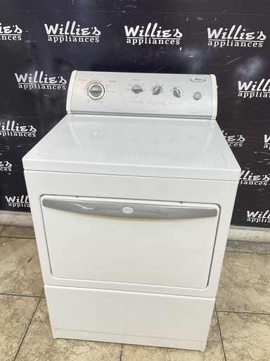 [104946] Whirlpool Used Electric Dryer 220volts (30 AMP) 29inches {3 prong} (White) 