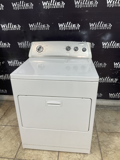 [104955] Whirlpool Used Electric Dryer 220volts (30 AMP) 29inches {3 prong} (White)