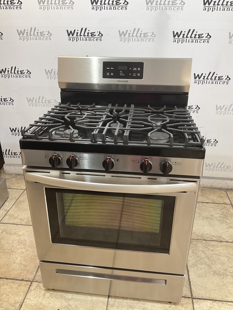 Frigidaire Used Natural Gas Stove 30inches (Stainless Steel) 