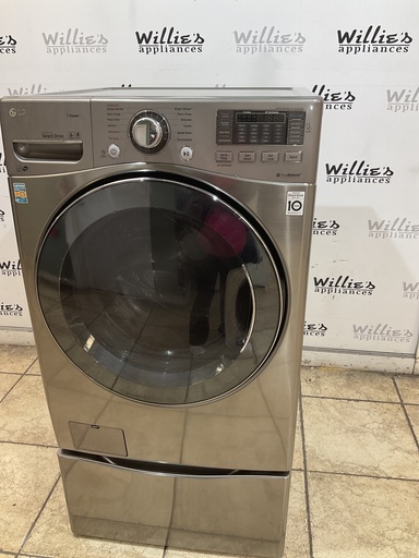 [104962] Lg Used Washer Font-load 27inches (Grey)
