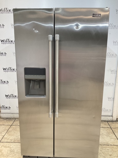 [104981] Maytag Used Refrigerator Side by Side 36x69 (Stainless Steel) 